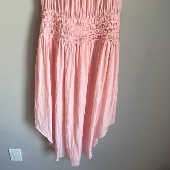 Ramy Brook Audrey Candy Smocked High Neck Midi Dress size Medium - Picture 9 of 12